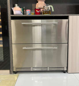 UTK122D <span class=keywords><strong>Petit</strong></span> réfrigérateur encastré sans gel Congélateur à <span class=keywords><strong>tiroir</strong></span> en acier inoxydable à faible bruit pour une utilisation dans l'hôtel Installation sous le comptoir - Product Image 4