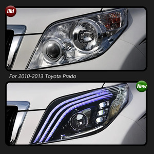 Suitable for 2010-2013 Prado LC150 <b>headlights</b> and Prado FJ150 <b>headlight</b> conversion to Maybach <b>LED</b> <b>headlight</b> assembly. - Product Image 4