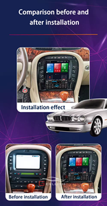 Tesla Màn hình thẳng đứng <span class=keywords><strong>Android</strong></span> Car đài phát thanh đa phương tiện cho DVD Player GPS navigation DSP hỗ trợ wifi 4 gam Stereo cho Jaguar S-TYPE - Product Image 2