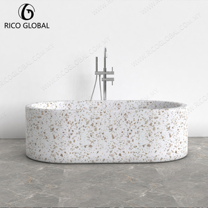 Baignoire Courbe en Marbre Blanc de Carrare, Modèle OEM BT-137A pour Design de Salle de Bain, Élégante, Fabriquée en Malaisie - Product Image 5
