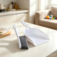 Ensemble balayette et pelle miniatures très vendus, petite pelle et brosse avec manche en plastique