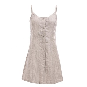 Biancheria vestito allentato di modo delle donne <span class=keywords><strong>100</strong></span> <span class=keywords><strong>abito</strong></span> di <span class=keywords><strong>lino</strong></span> pantaloni di <span class=keywords><strong>lino</strong></span> vestito casuale - Product Image 1