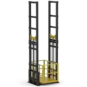 高負荷容量商品垂直電気リフトプラットフォーム壁掛けテーブル貨物リフトエレベーター