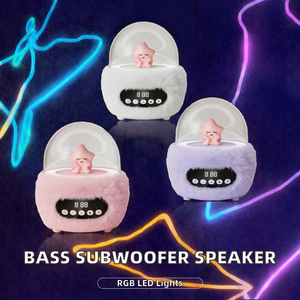 Portable <b>for</b> 5.4 Bass Subwoofer 2 Wireless Microphones TF Card USB Rechargeable Long Battery Life RGB LED Lights <b>Speaker</b> - Product Image 2