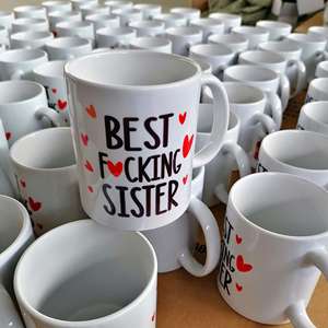 Taza de Cerámica Blanca AA para Sublimación, 11 oz, Personalizable con Logotipo, Venta al Por Mayor de Fábrica - Product Image 3