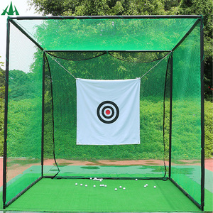 Cage de frappe de <span class=keywords><strong>golf</strong></span> en tuyau galvanisé PE 10x10x10 pieds, filet de frappe durable et portable pour l'entraînement en intérieur et en extérieur - Product Image 6