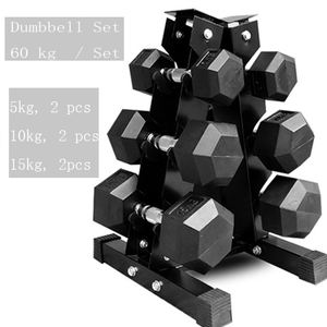 Fabrik benutzer definierte Logo Home Gym beschichtete Hand gewichte Kraft training Hex Hantel-Sets - Product Image 6