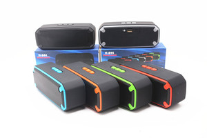 Haut-parleur portable sans fil OEM H-844 avec microphone intégré, double son super basse, prise en charge de TF, USB, FM, AUX - Product Image 3