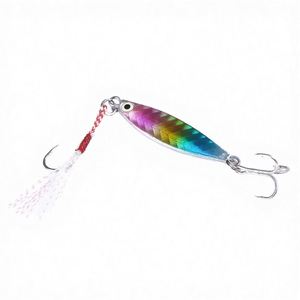 Nouvel ensemble de 3 leurres artificiels rigides en forme de crevettes, avec hameçon pour calamar lumineux 3.5 UV Blow Tube, pour la pêche explosive au calamar - Product Image 2