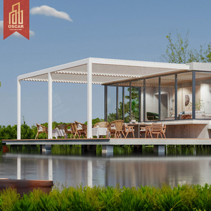 Toldo de jardín <span class=keywords><strong>4x3</strong></span> DE Metal motorizado impermeable Kits de persianas de aluminio bioclimático Sistema de <span class=keywords><strong>techo</strong></span> de pérgola para exteriores Pérgola - Product Image 6