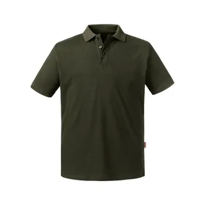 Polo pour homme, pur coton biologique, merchandising durable - Product Image 3