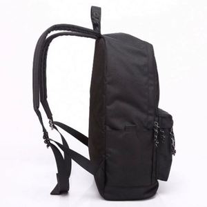Best Sale New Design Canvas <b>Backpack</b> Blank <b>Black</b> <b>School</b> Bag <b>Backpack</b> - Product Image 3