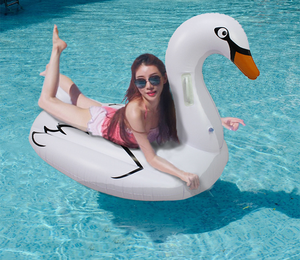 2023 nóng bán Flamingo lớn màu trắng ngỗng Hồ bơi bơm hơi <span class=keywords><strong>Float</strong></span> - Product Image 5