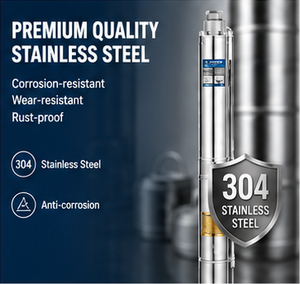 SN K100QJ(D) Series Deep Well <b>Submersible</b> <b>Pump</b> 3m³/h 45-490m Head 0.37-7.5kW 220V/380V High Lift Deep Well <b>Pump</b> - Product Image 3