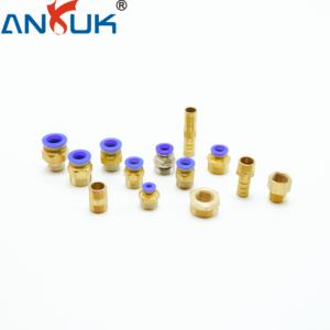 ข้อต่อนิวเมติกสำหรับทองเหลืองและพลาสติกกัน132Mpa การเชื่อมต่อท่อพียูเข้ากันได้กับเกลียว NPT NPT - Product Image 4