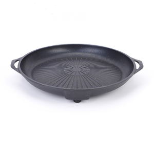 Ustensiles de cuisine coréens de 32cm, filtre à huile pour barbecue en plein air, poêles à rôtir, cuisinière à gaz, poêle à frire pour four de type carte - Product Image 2