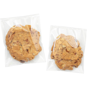 Clear Plastic Flat Pouches Packaging For Food Storage