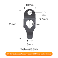 Boutons de rotation robustes en métal à ressort, clips noirs pour cadres photo, quincaillerie de fixation sécurisée, accessoires de production en série