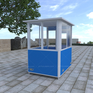 JJC hiện đại đúc sẵn ngoài trời di động Sentry bài di động thép bảo vệ nhà hộp an ninh gian hàng - Product Image 3