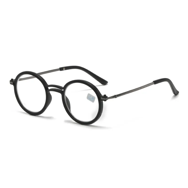 AF001 전체 림 TR 프레임 노안 마이너스 라운드 공급 도매 남성 여성 교정 안경 유연한 근시 안경