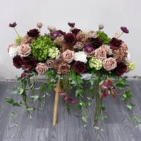 Offre Spéciale : Composition Florale de Mariage, Boule de Fleurs, Chemin de Table, Composition Florale au Sol pour Décoration d'Événements de Mariage