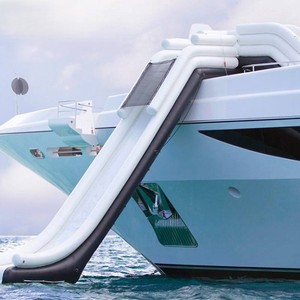 Scivolo Gonfiabile a Forma di Iceberg per Piscina, Galleggiante Gonfiabile per Lago, Scivolo Gonfiabile a Forma di Roccia per Arrampicata, Utilizzabile <span class=keywords><strong>in</strong></span> <span class=keywords><strong>Mare</strong></span> - Product Image 2