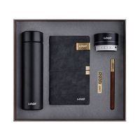Ensemble cadeau d'affaires promotionnel, coffret cadeau de luxe avec carnet A5, kits exécutifs, possibilité de personnalisation, coffret cadeau d'entreprise de luxe, promotionnel