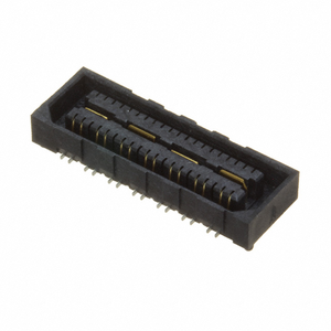 QTE-014-01-L-D-DP-A 0.80mm 28P SMT Board to Board Header Differential Pair Array Gold Plated 5mm <b>Stack</b> Height - Product Image 2