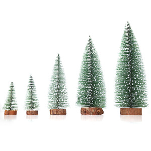 Suministros de decoración navideña Adornos para árboles de Navidad Mini árbol de <span class=keywords><strong>pino</strong></span> de Navidad blanco Mesa Bar Centro comercial Decoración - Product Image 5