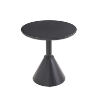 Tables modernes en panneaux d'aluminium pour l'extérieur - Construction métallique durable pour jardin, hôtel, cour et salon - Réglables