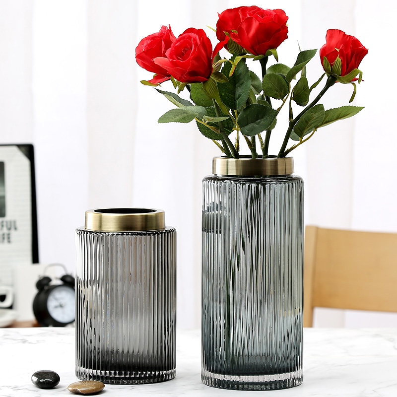 Factory Produced Wholesale Home Decor Glass Flower Vase