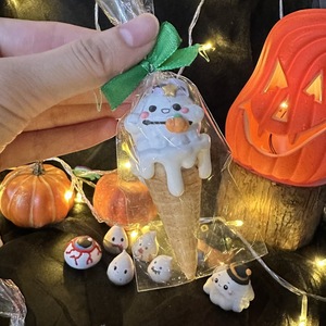 <span class=keywords><strong>Galletas</strong></span> de Halloween con diseño de <span class=keywords><strong>monstruo</strong></span> de dibujos animados, con forma de helado y flor, dulces, envasadas a granel - Product Image 3
