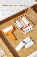 Mini rouleau anti-poils pour animaux de compagnie, portable, avec rouleau et couvercle remplaçables, pour vêtements, canapé, siège de voiture