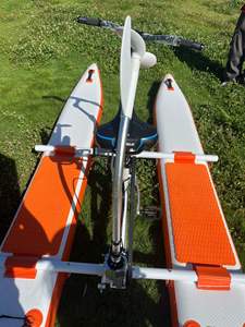 Bateau à pédales gonflable personnalisé, vélo flottant en PVC, SUP, kayak, capacité <span class=keywords><strong>de</strong></span> 100 à 500 kg, usage commercial, lac, rivière, <span class=keywords><strong>mer</strong></span> - Product Image 3