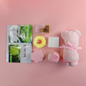 Cadeaux de spa pour femmes, y compris masque facial, bain moussant, savon, sel de bain explosif, panier de spa de sel de bain <span class=keywords><strong>coffret</strong></span> cadeau 7 coffrets cadeaux - Product Image 6