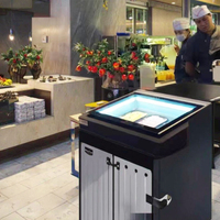 Chariot mobile isotherme compact BingHe SMART pour crème glacée – Système de refroidissement intégré pour usage commercial