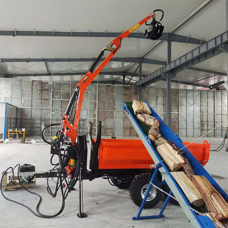 Large Heavy Duty Commercial Automatic Fire Wood Processor Log Splitter ...
