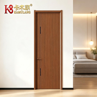Portes intérieures modernes en bois composite sur mesure, isolation acoustique, construction durable, appartement, chambre, salle de bain, hôtel