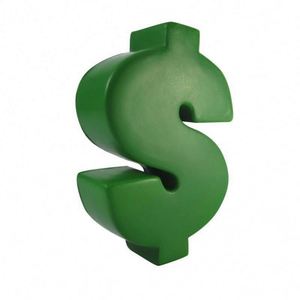 Jouets anti-stress en forme de signe dollar en PU avec logo personnalisé pour le marketing, vente en gros - Product Image 2