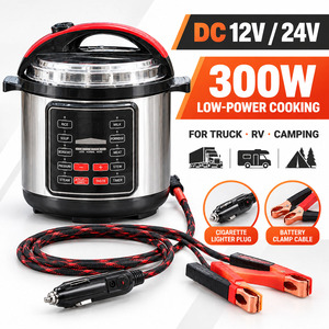 <span class=keywords><strong>Olla</strong></span> <span class=keywords><strong>a</strong></span> Presión Eléctrica Personalizada de Marca Propia 12V 24V CC 300W Multicocina con Etiqueta Privada y Empaque Personalizado de Fábrica OEM ODM para Importadores - Product Image 4