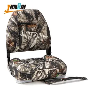 Camo Marine Seats Hot Selling Low Fishing Boat Back Seat Customized Folding Waterproof Boat