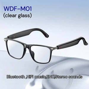 Lunettes audio intelligentes WDF-M01, appels vocaux, réduction du bruit, lunettes de soleil, charge magnétique, casque intelligent portable - Product Image 6