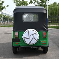 Tricycle électrique à cadre en acier, petit modèle Keke, 3 roues, 4 passagers, Bajaj Trade Advanced, batterie électrique, Rickshaw Tuk Tuk Taxi
