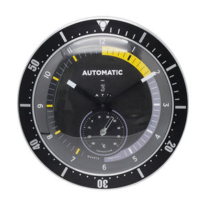 Horloge murale montre de luxe <span class=keywords><strong>en</strong></span> métal, style montre moderne, personnalisé, noir et <span class=keywords><strong>Orange</strong></span>, 14 pouces, <span class=keywords><strong>d</strong></span>écoration pour <span class=keywords><strong>la</strong></span> maison - Product Image 5