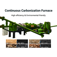 Équipement complet de traitement du charbon de bois, usine de biocharbon, machine de production de biocharbon pour la coque de riz