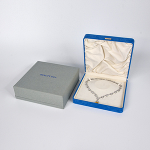 Custom Logo Luxury Modern Velvet Square Rectangle Shape Jewelry <b>Gift</b> <b>Box</b> for Rings <b>Earrings</b> Necklaces Bracelets - Product Image 2