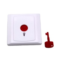 Alarme incendie intelligente sécurité 12V filaire panique d'urgence bouton de déverrouillage de porte clé réinitialiser interrupteur de bouton de sortie d'urgence