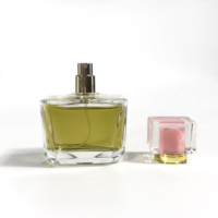 Vente en gros de flacons cosmétiques de nouvelle conception, flacon de parfum de luxe, atomiseur transparent, flacon de parfum vide, flacon d'huile essentielle