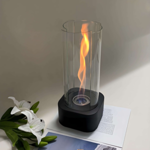 Commercio all'ingrosso Mini quadrato 4 pezzi di rotazione da tavolo <span class=keywords><strong>bioetanolo</strong></span> carburante in metallo luogo di uso esterno interno con riscaldamento a fiamma reale - Product Image 2