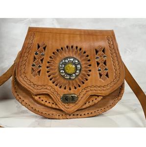 Sac bandoulière en cuir de qualité supérieure, parfait pour un usage quotidien, les voyages ou le travail, avec une finition lisse, du cuir durable, plusieurs poches - Product Image 1